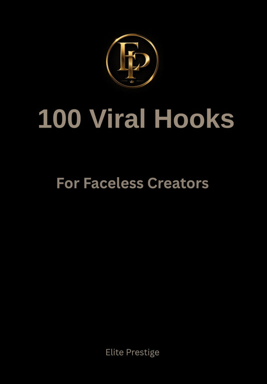 100 Viral Hooks For Faceless Creators